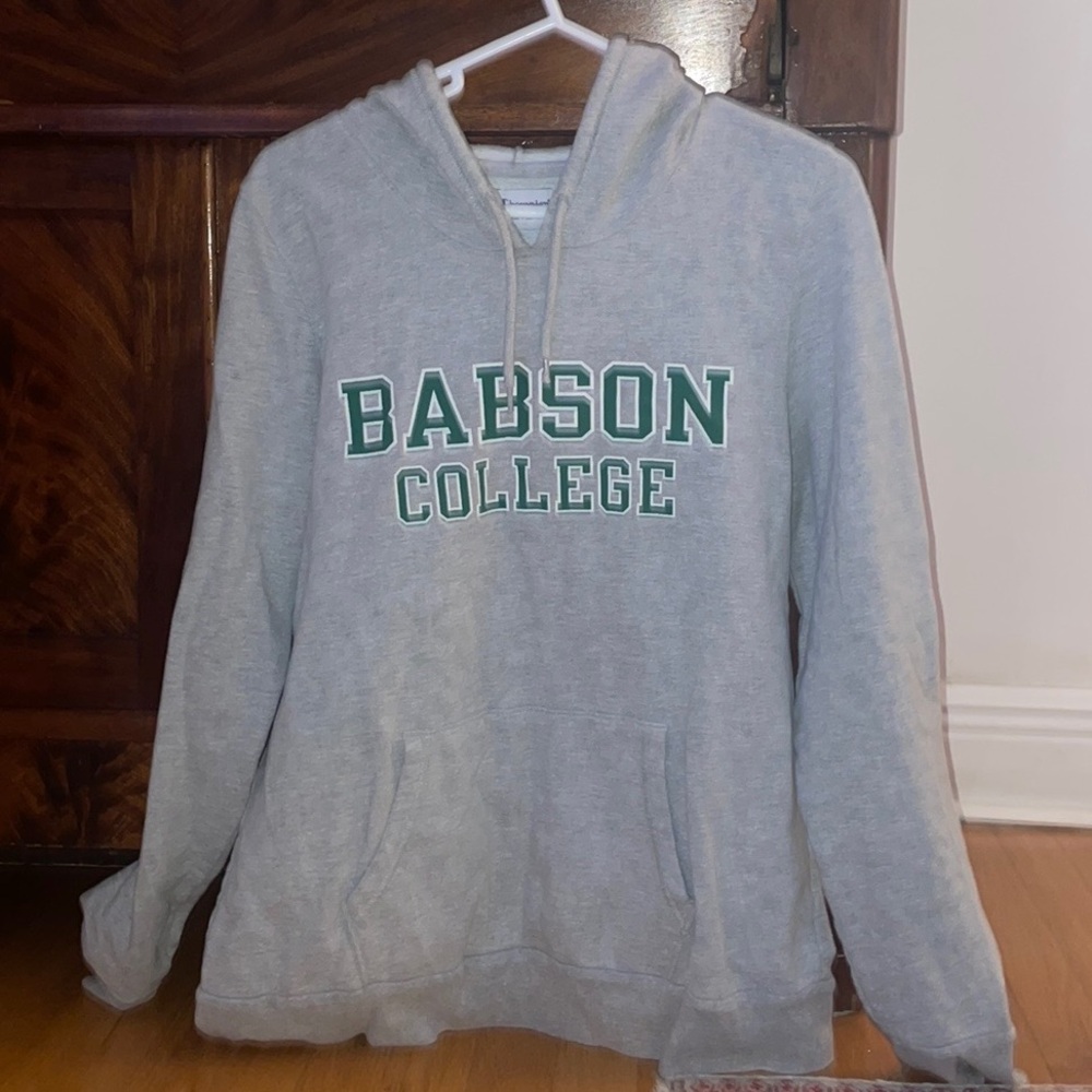 Champions grey hoodie size large